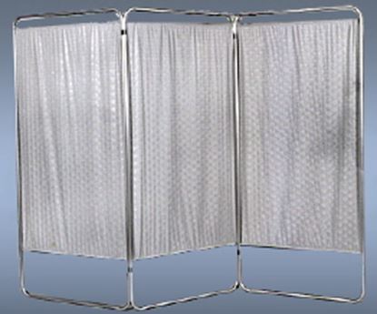 Screen 3-Panel King Size With Casters