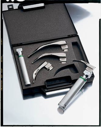 Fiberoptic Laryngoscope Set w-Miller Blades