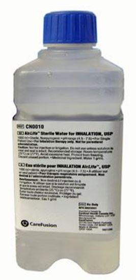 Airlife Sterile Water for Inhalation  USP 1000M  Cs-12