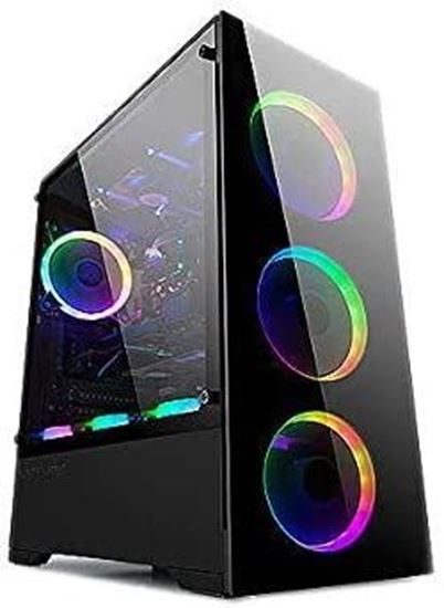 Picture of Gaming PC Desktop Computer Intel i7 32GB 3TB 512 SSD GTX 1060 VR Ready Plus Gaming Keyboard Mouse included -Elegant Case with the Most Powerful Components 1 Year Factory Warranty